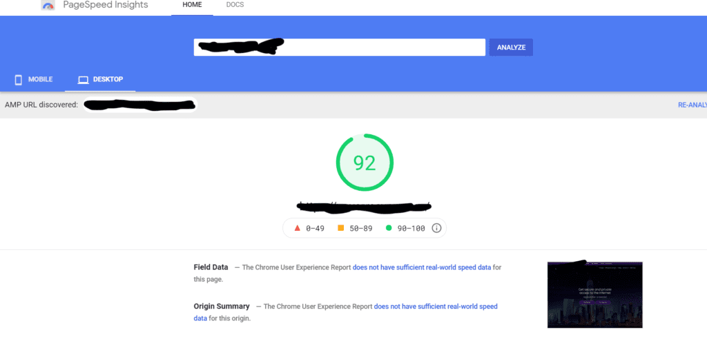 Speed optimization